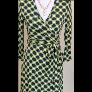Geometric print Banana Republic Factory dress